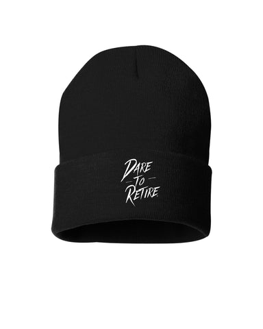 Dare to Retire Knit Beanie
